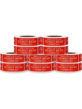 Fragile Shipping Warning Stickers - 1x3 Inch, 5000 Labels, Handle with Care